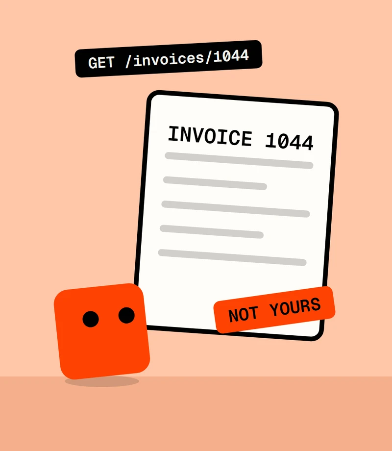 Dot surprised beside invoice 1044, stamped not yours